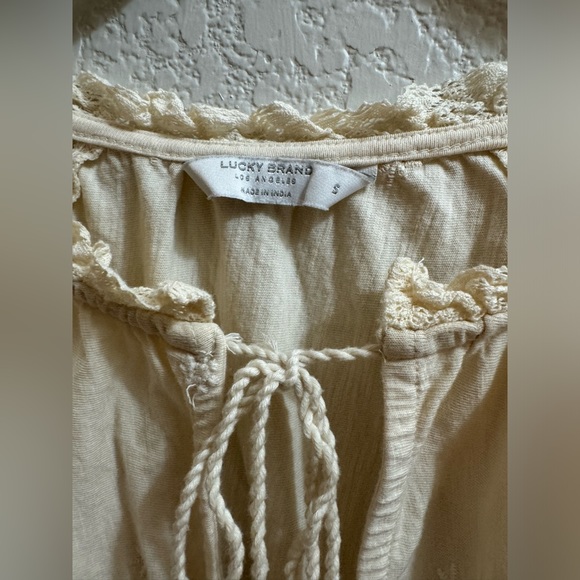 LUCKY BRAND • Boho Chic Embroidered Blouse - Picture 4 of 6